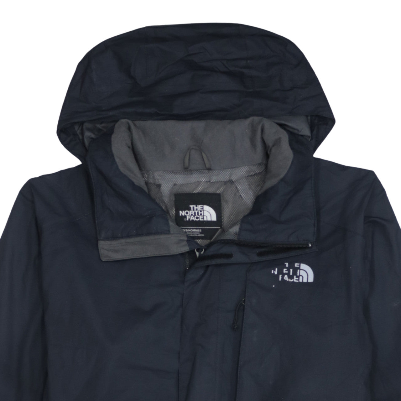 The North Face Men's Black L Waterproof Hooded Rain Jacket