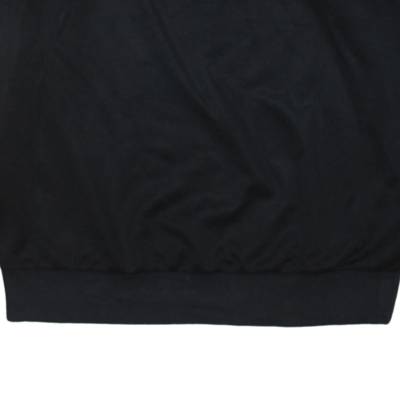 Adidas Womens Black Crew Neck Pullover Sweatshirt Size M Logo Striped