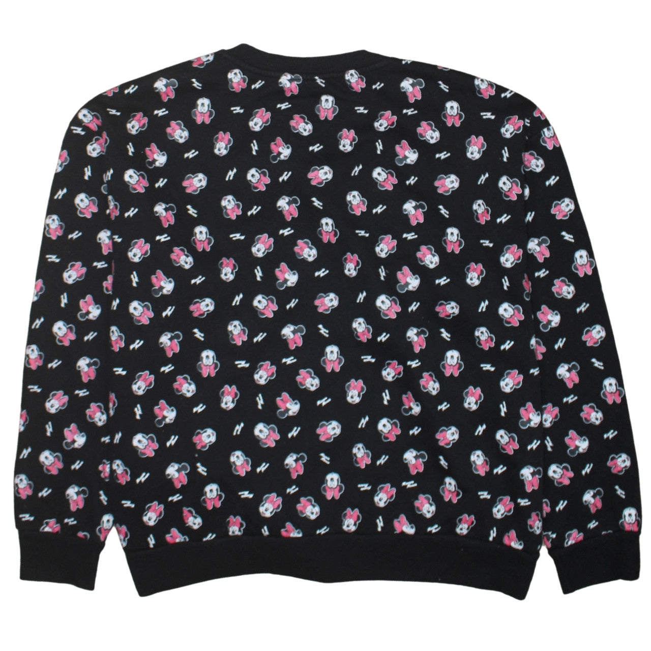 Disney Women Black Minnie Mouse XL Sweatshirt Long Sleeve Pullover