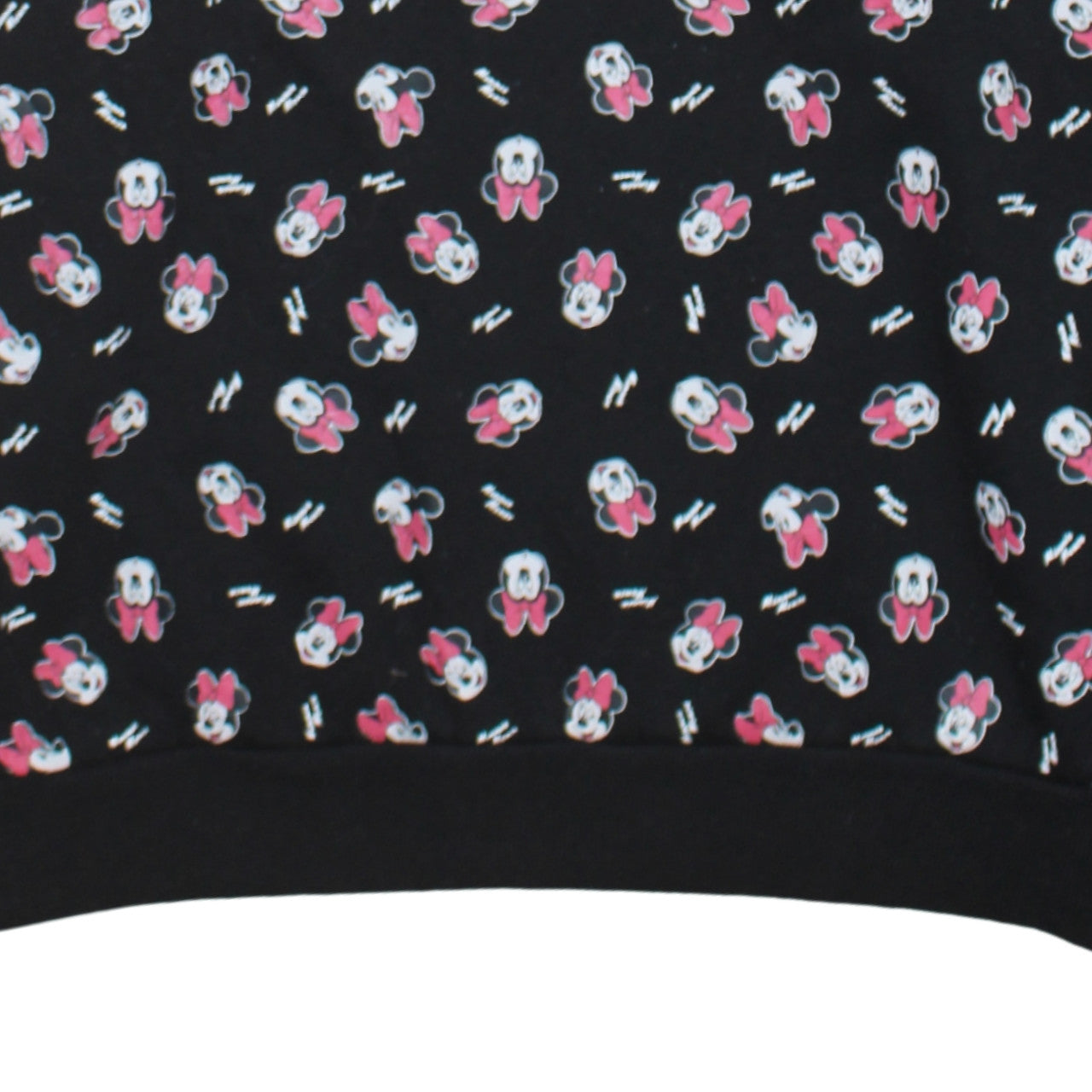 Disney Women Black Minnie Mouse XL Sweatshirt Long Sleeve Pullover