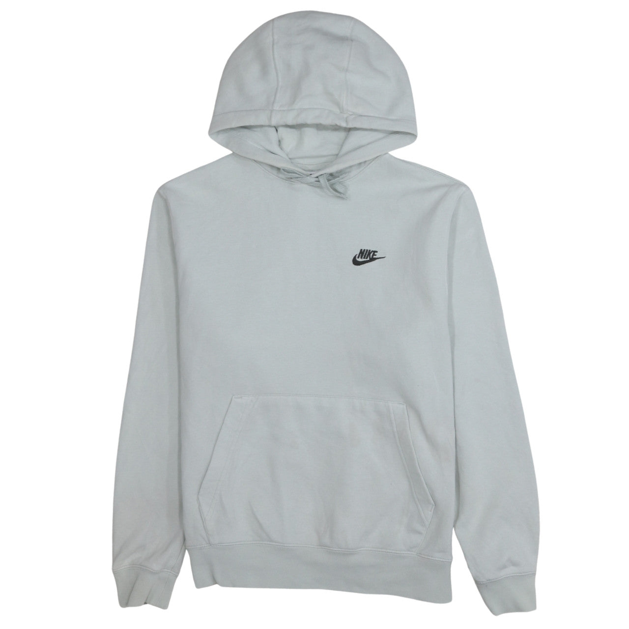Nike Men's Grey Pullover Hoodie M Regular Fit Sportswear