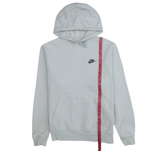 Nike Men's Grey Pullover Hoodie M Regular Fit Sportswear