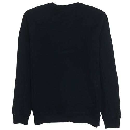 Tommy Sport Men's Black Crew Neck Logo Sweatshirt Size S