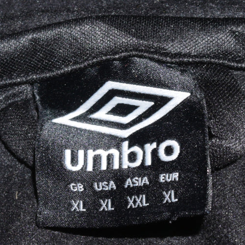 Umbro Men's Black XL Pullover Hoodie Pro Training Sportswear