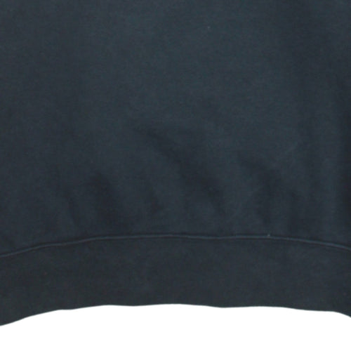 Nike Men's Black Small Classic Crew Neck Fleece Sweatshirt