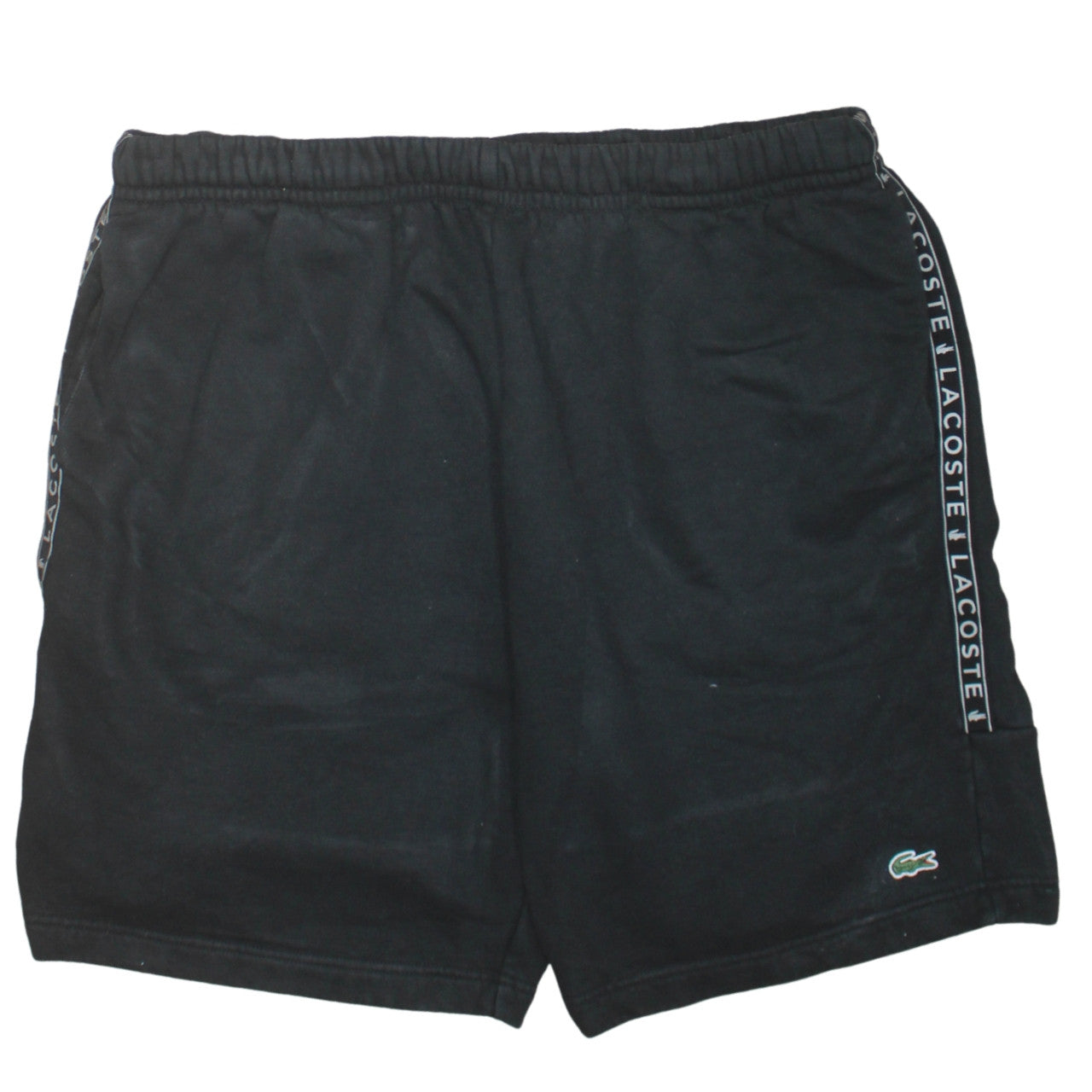 Lacoste Men's Black Regular Fit Sweat Shorts Size S
