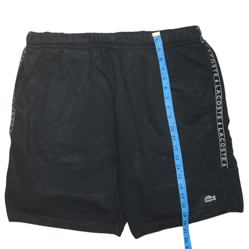 Lacoste Men's Black Regular Fit Sweat Shorts Size S