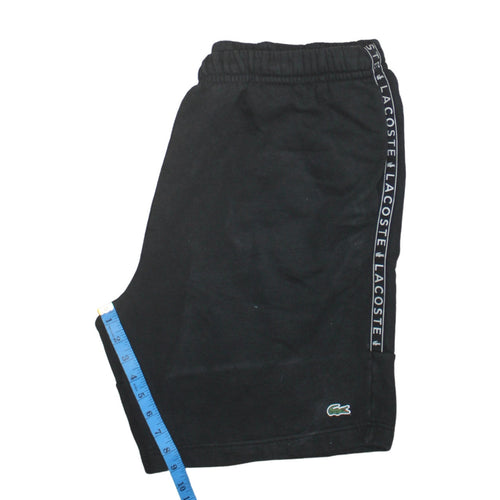 Lacoste Men's Black Regular Fit Sweat Shorts Size S