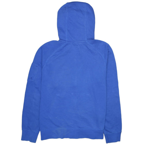 Nike Men's Blue Full Zip Hoodie M Sportswear Graphic Print