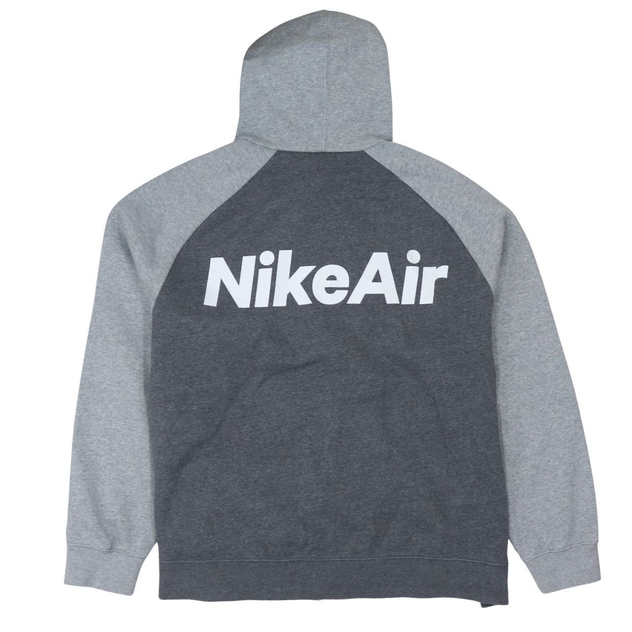 Nike Men's Grey Colour Block Full Zip Hoodie XXL
