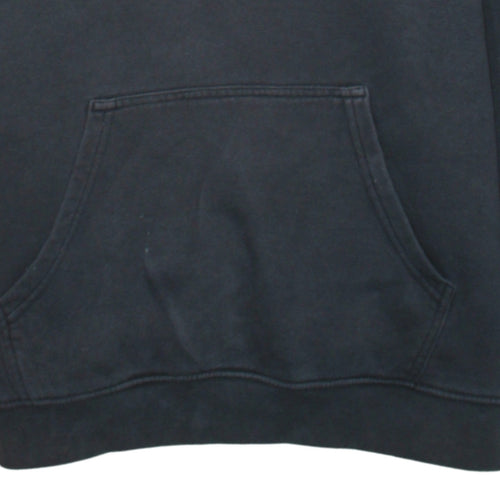 Champion Men's Black Medium Pullover Hoodie with Logo