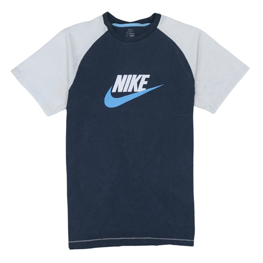 Nike Boys Blue Short Sleeve Logo T-Shirt Size 13-14 Years