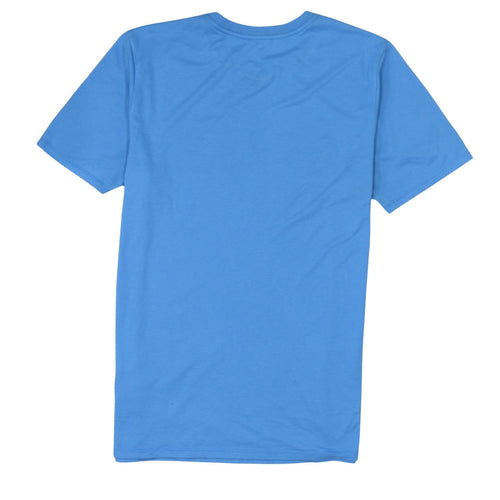 Nike Men's Blue Athletic Fit Dri-Fit Sports Graphic T-Shirt Size M