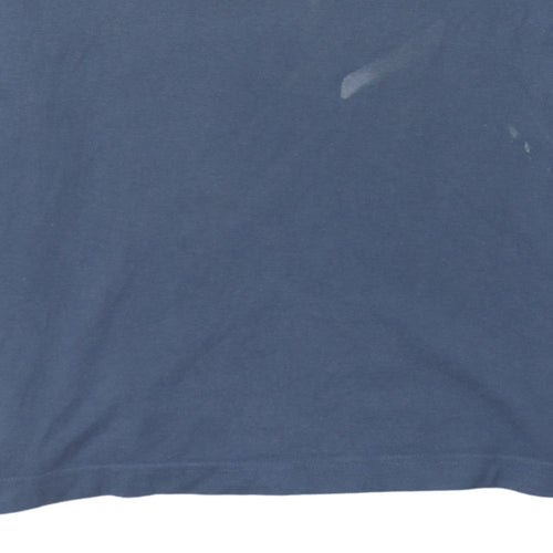 Tommy Hilfiger Men's Blue Slim Fit Cotton Polo Shirt XL