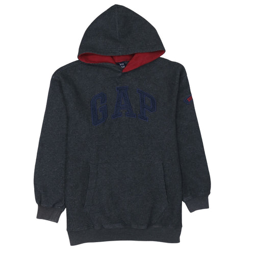 GAP Kids Dark Grey Pullover Hoodie Teens Size 14-16 Logo Design
