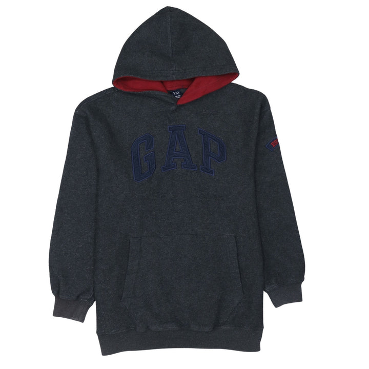 GAP Kids Dark Grey Pullover Hoodie Teens Size 14-16 Logo Design