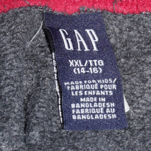 GAP Kids Dark Grey Pullover Hoodie Teens Size 14-16 Logo Design