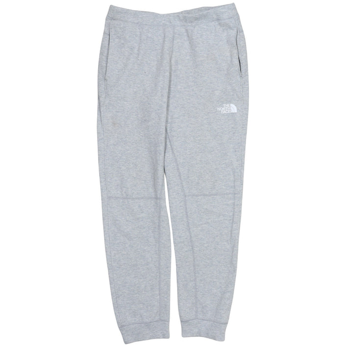 The North Face Boys Grey XL Jogger Sweatpants Elastic Waist Cotton Blend