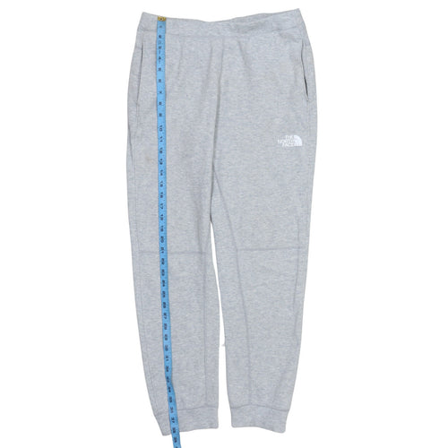 The North Face Boys Grey XL Jogger Sweatpants Elastic Waist Cotton Blend