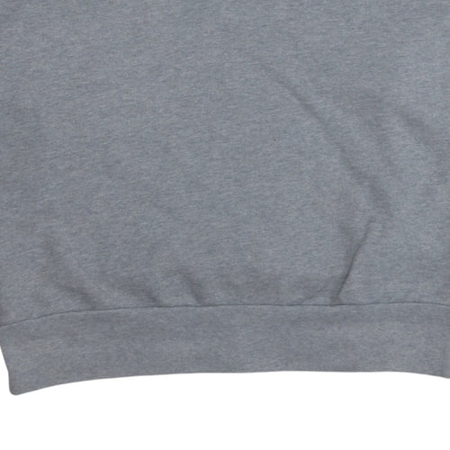 Adidas Women’s Grey XL Crew Neck Pullover Sweatshirt Classic Logo