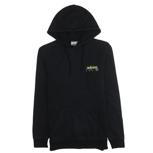 adidas Men's Black Pullover Hoodie Small Graphic Fleece