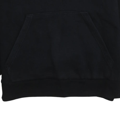 adidas Men's Black Pullover Hoodie Small Graphic Fleece