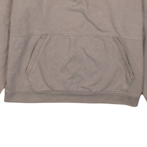 Under Armour Mens Beige 1/2 Zip Hoodie L Regular Fit Sports Fleece