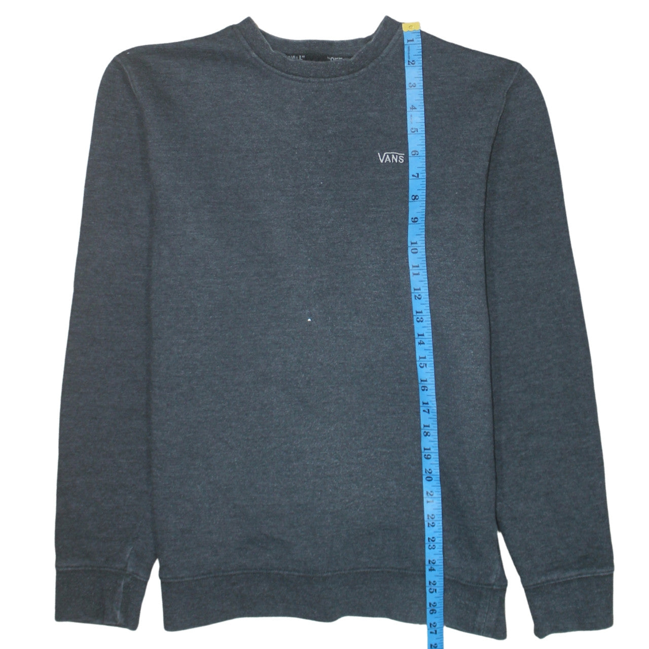 Vans Men's Grey Medium Crew Neck Pullover Sweatshirt