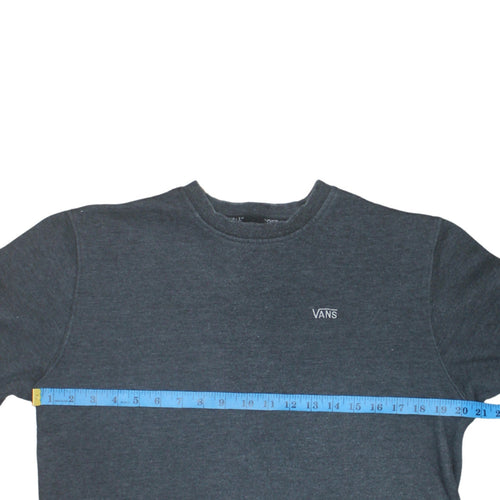Vans Men's Grey Medium Crew Neck Pullover Sweatshirt