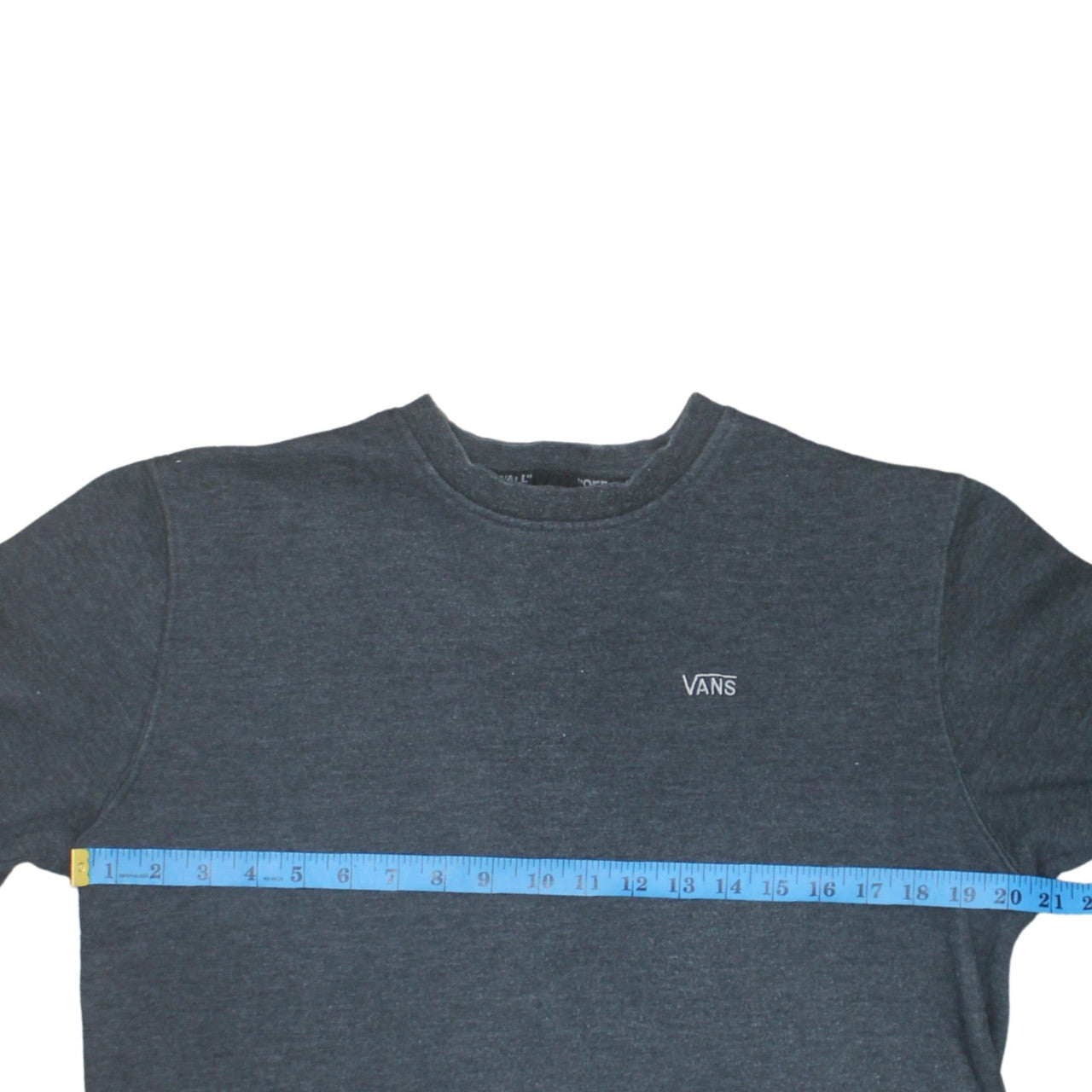 Vans Men's Grey Medium Crew Neck Pullover Sweatshirt