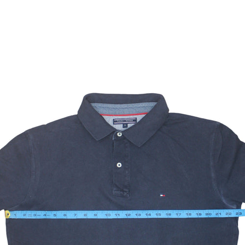 Tommy Hilfiger Men's Navy Blue Regular Fit Cotton Polo Shirt XL