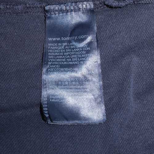 Tommy Hilfiger Men's Navy Blue Regular Fit Cotton Polo Shirt XL