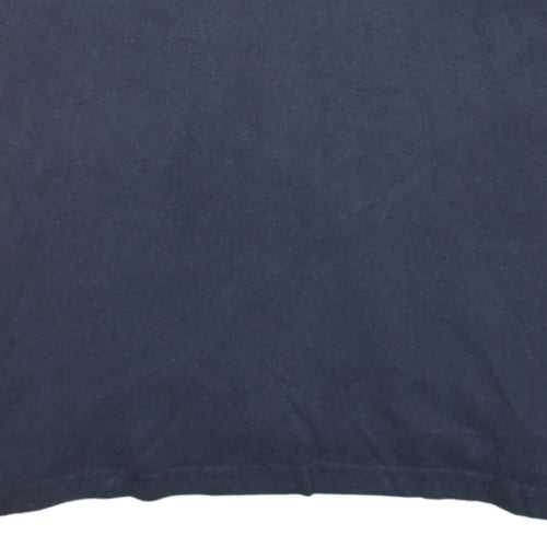 Tommy Hilfiger Men's Navy Blue Regular Fit Cotton Polo Shirt XL