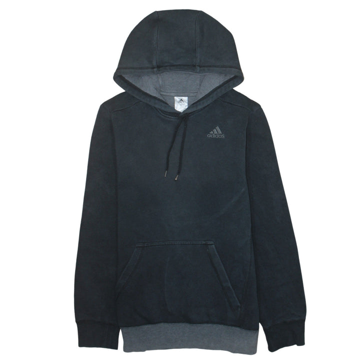 adidas Men's Black Pullover Hoodie Small Regular Fit Fleece