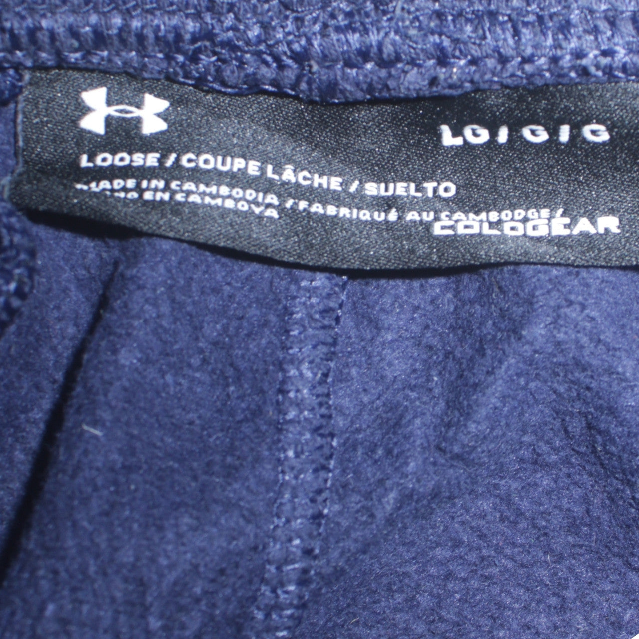 Under Armour Men Blue L Fleece Pullover Sweatshirt Joggers