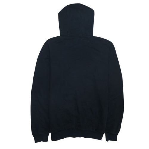 Adidas Men's Black Pullover Hoodie M Logo Graphic Fleece Sweatshirt