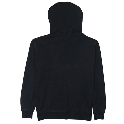Champion Men's Black Small Pullover Hoodie Cotton Logo Sweatshirt