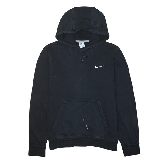 Nike Men's Black Pullover Hoodie M Logo Sports Fleece Sweatshirt