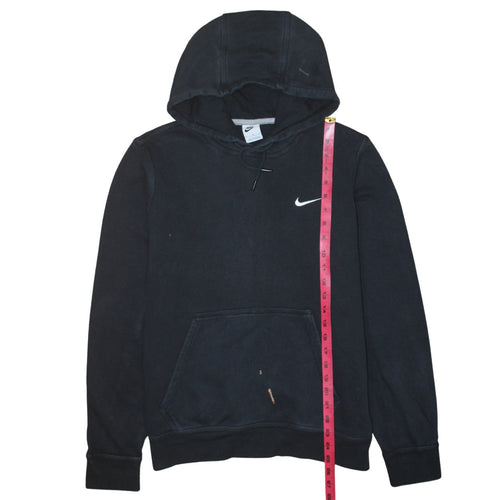 Nike Men's Black Pullover Hoodie M Logo Sports Fleece Sweatshirt