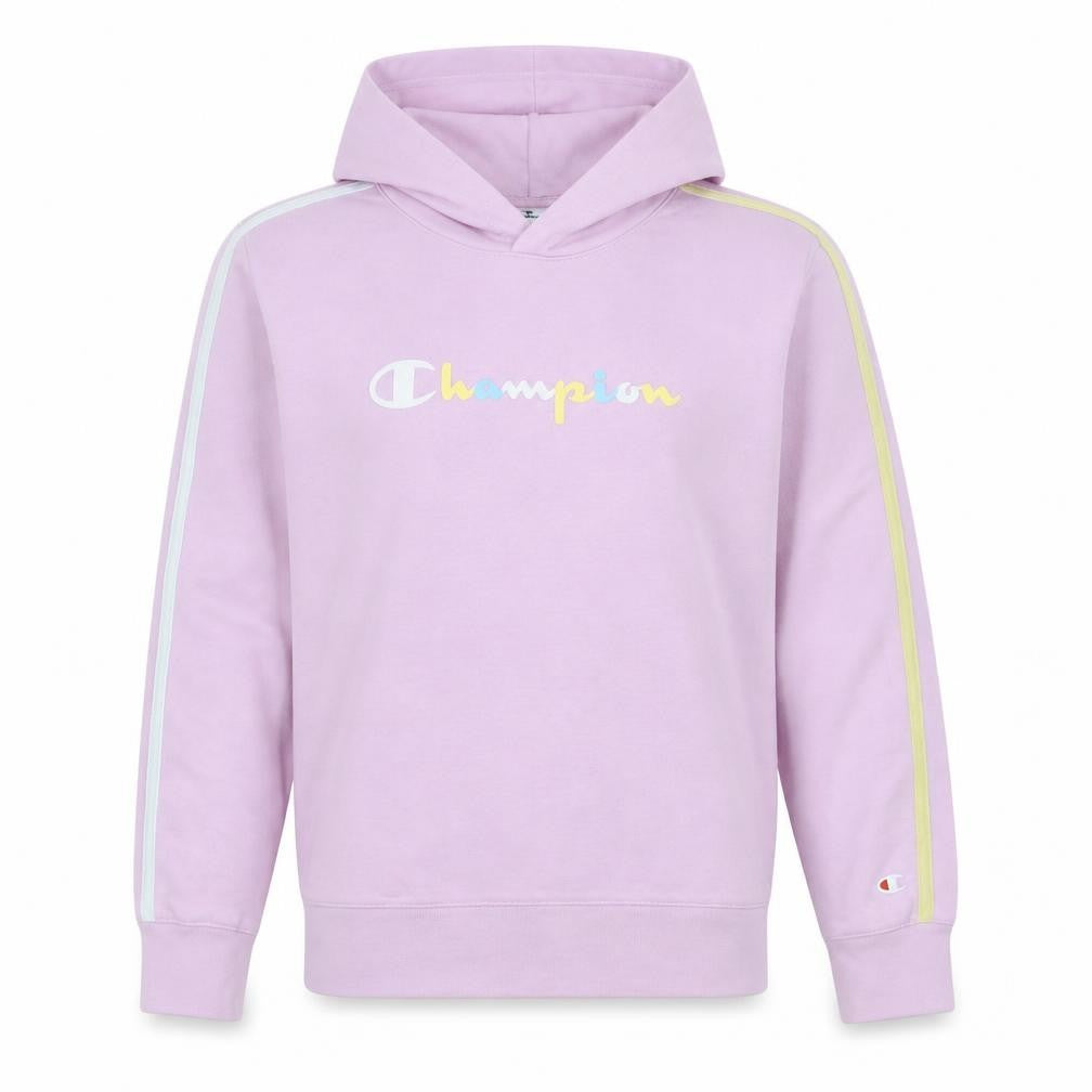 Champion Girls Pink Logo Pullover Hoodie 13-14 Years XL