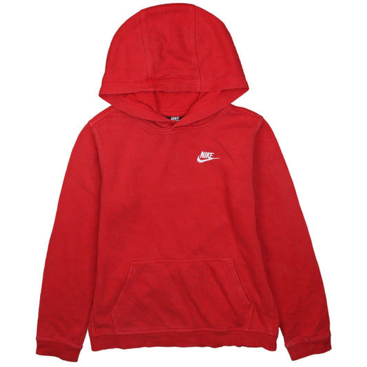 Nike Women's Red Pullover Hoodie XL Standard Fit Sweatshirt