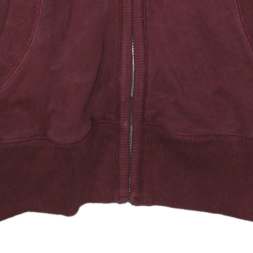 Superdry Men’s Brown Full Zip Hoodie M Tokyo SDU Fleece Sweatshirt