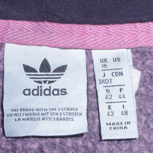 Adidas Womens Navy Pullover Hoodie Size 16 Hooded Sweatshirt