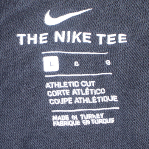 Nike Men's Black Large Athletic Fit Graphic Print T-Shirt
