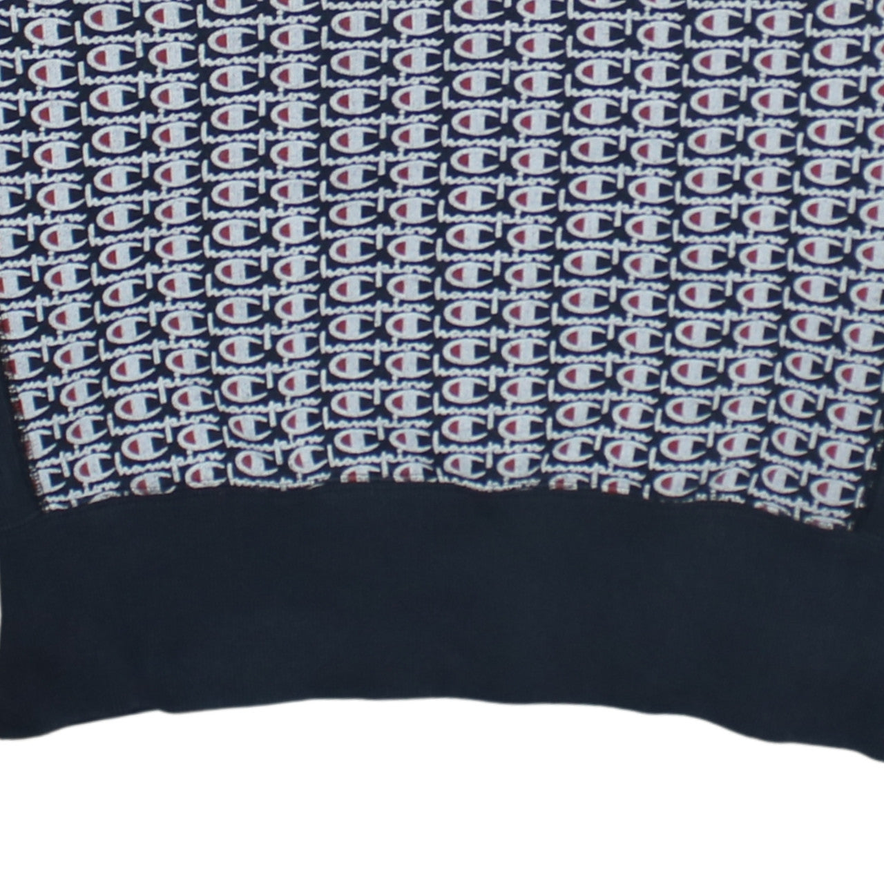 Champion Men's Blue Logo Crew Neck Sweatshirt Medium