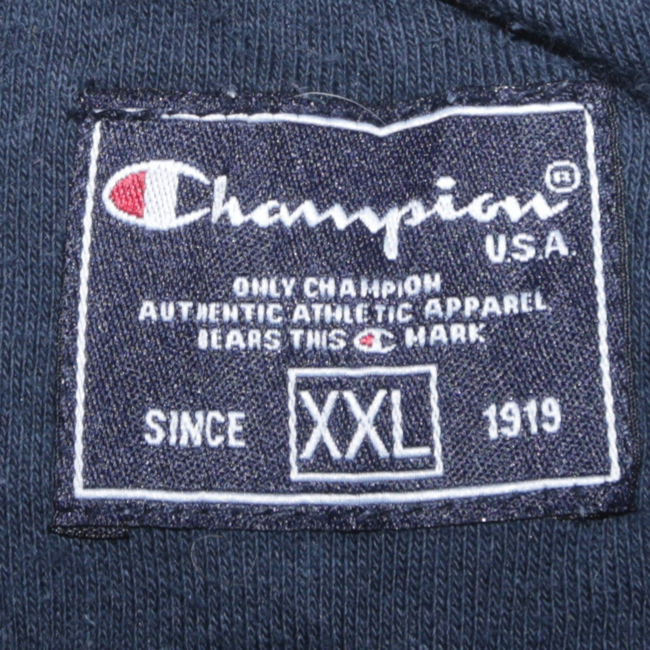 Champion Men's Blue 2XL Pullover Sweatshirt Embroidered Logo