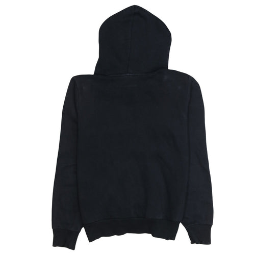 Adidas Womens Black Size 12 Pullover Hoodie with Logo Print
