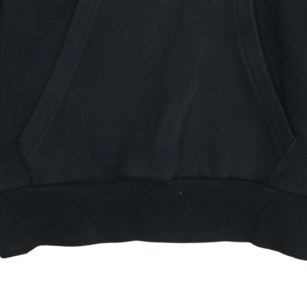 Adidas Womens Black Size 12 Pullover Hoodie with Logo Print