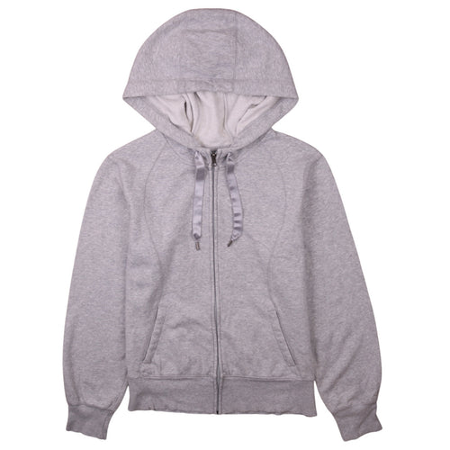 Champion Women’s Grey Full Zip Hoodie Size L Cotton Blend