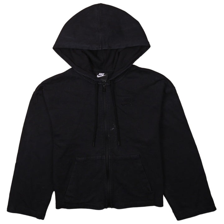 Nike Womens Black XS Full Zip Hoodie with Pockets